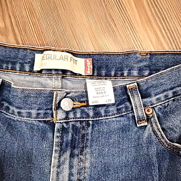 Levi's 505 Men’s Jeans 42x29 Straight Classic Denim Pants Levi Workwear Casual. - Picture 2 of 16